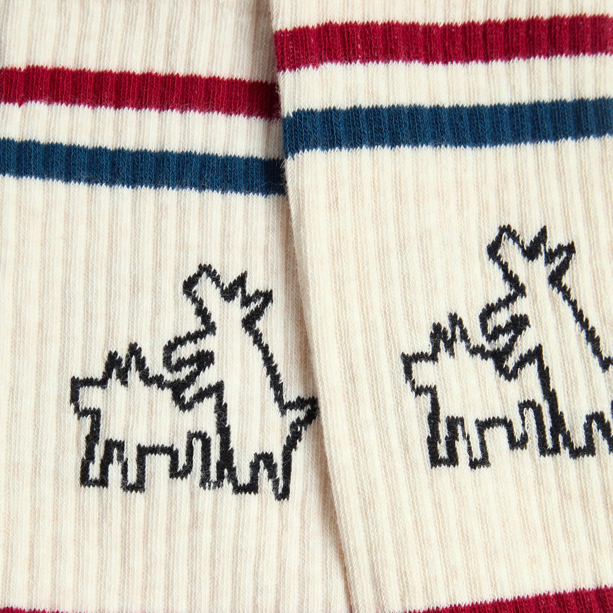 Athletic Keith Haring Two Dogs