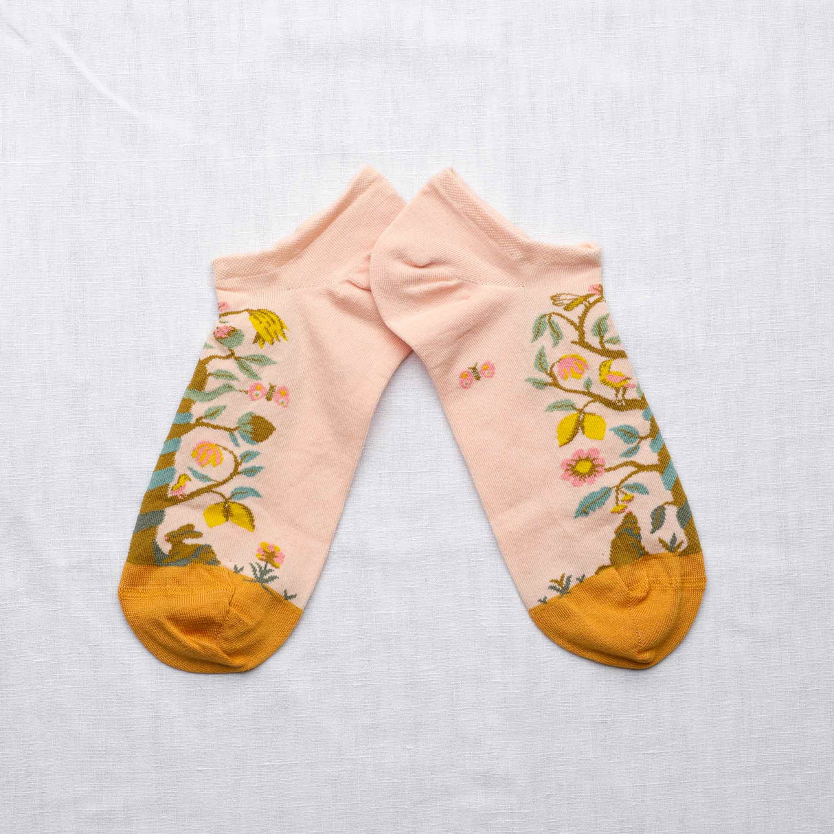 SS25 Contrejour Arbre Rose Bouton Ankle | CT12-1
