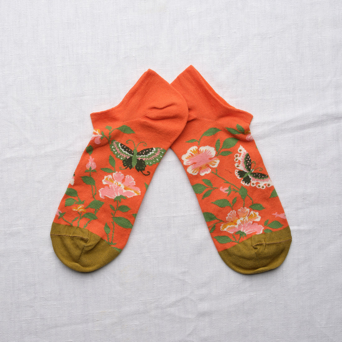 SS26 Eventail Papillon Orange Ankle | EV11-1
