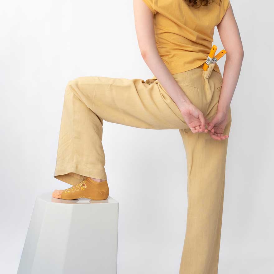 SS24 Le Poete Ocre Personnages Adult Ankle |LP13-1