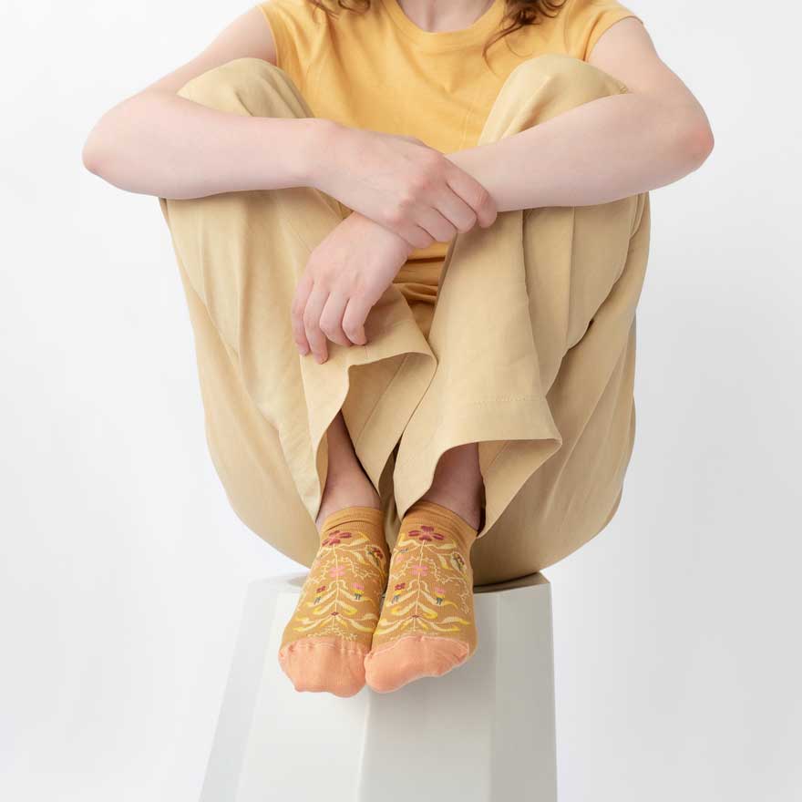 SS24 Le Poete Ocre Personnages Adult Ankle |LP13-1
