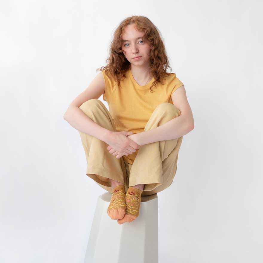 SS24 Le Poete Ocre Personnages Adult Ankle |LP13-1