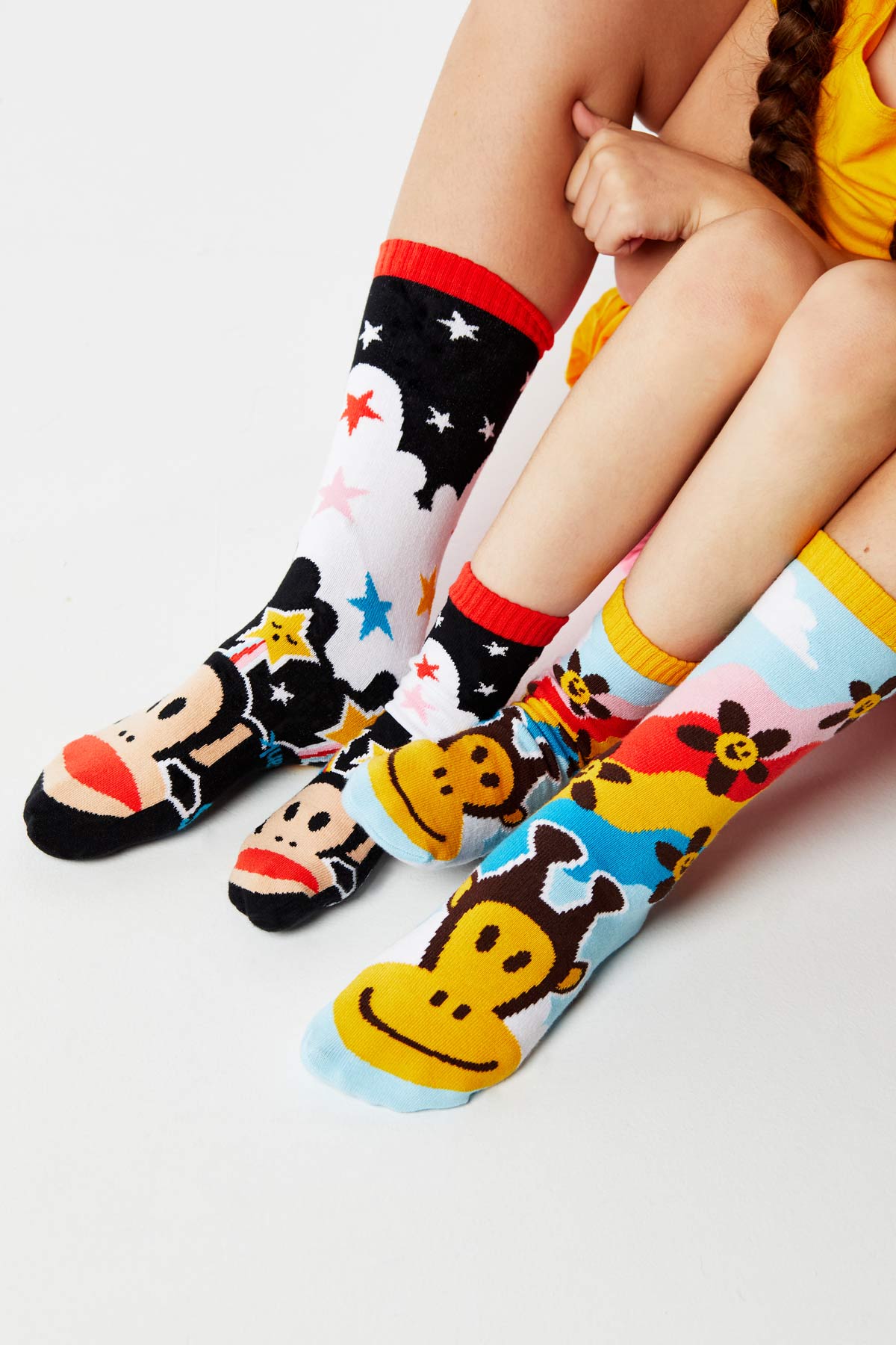Paul Frank - Julius & Clancy 不對稱襪成人