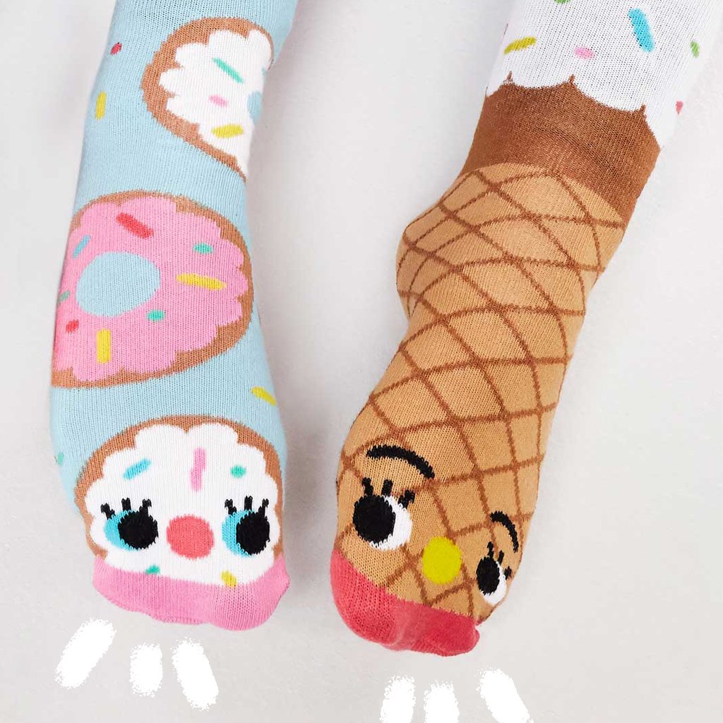 Donut & Ice Cream不對稱襪 成人