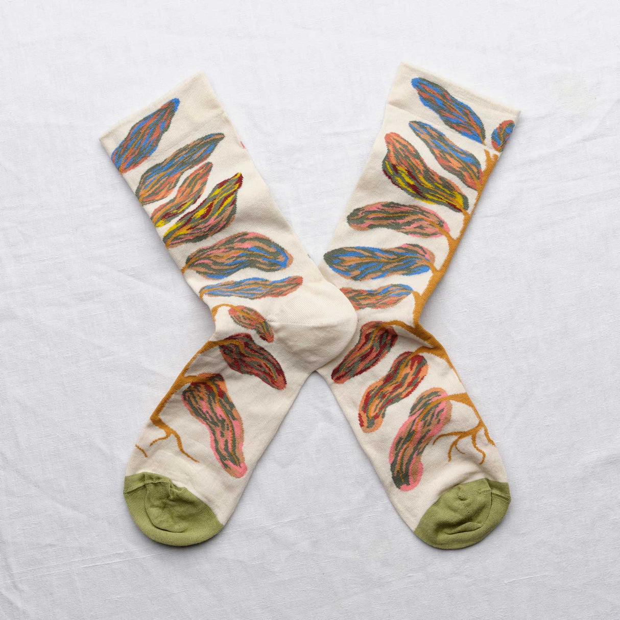 SS24 Le Poete Naturel Feuilles Adult Crew | LP1-01