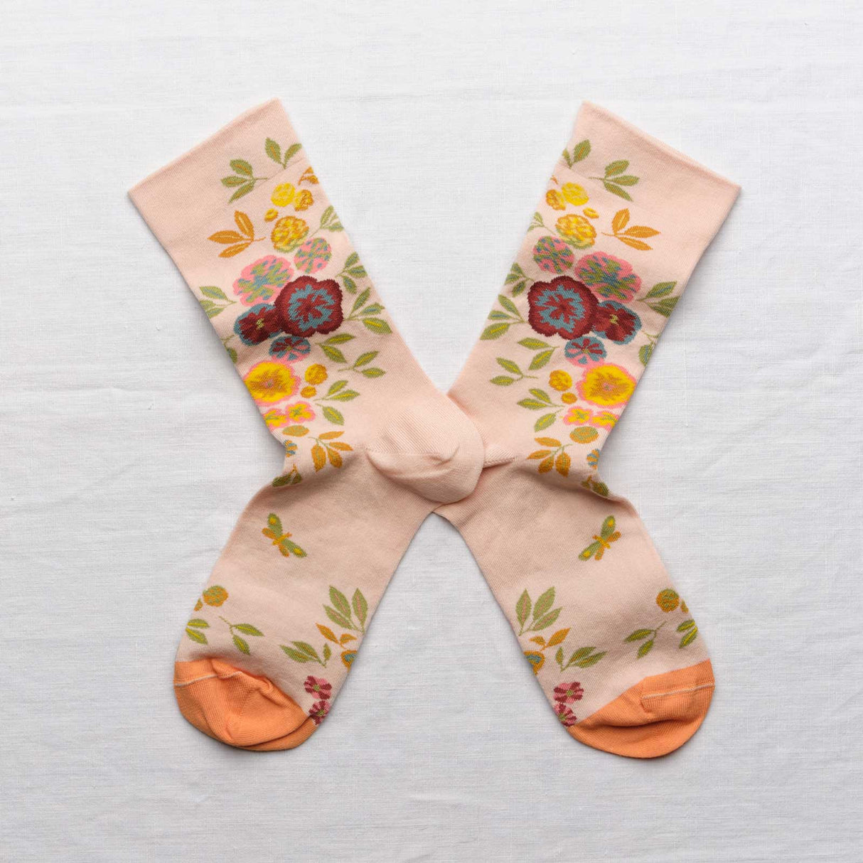 SS24 Le Poete Rose-Bouton Pensee Adult Crew | LP7-01