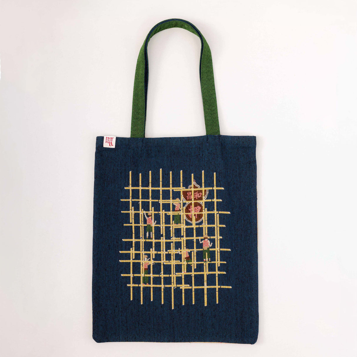 【Pre-order】 Bamboo Artistry Woven Jacquard Tote Bag
