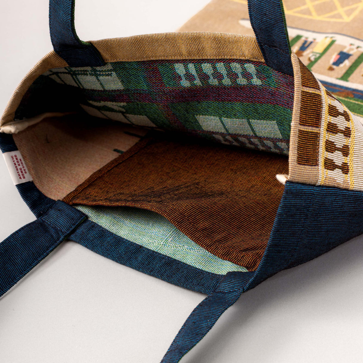 【Pre-order】 Bamboo Artistry Woven Jacquard Tote Bag