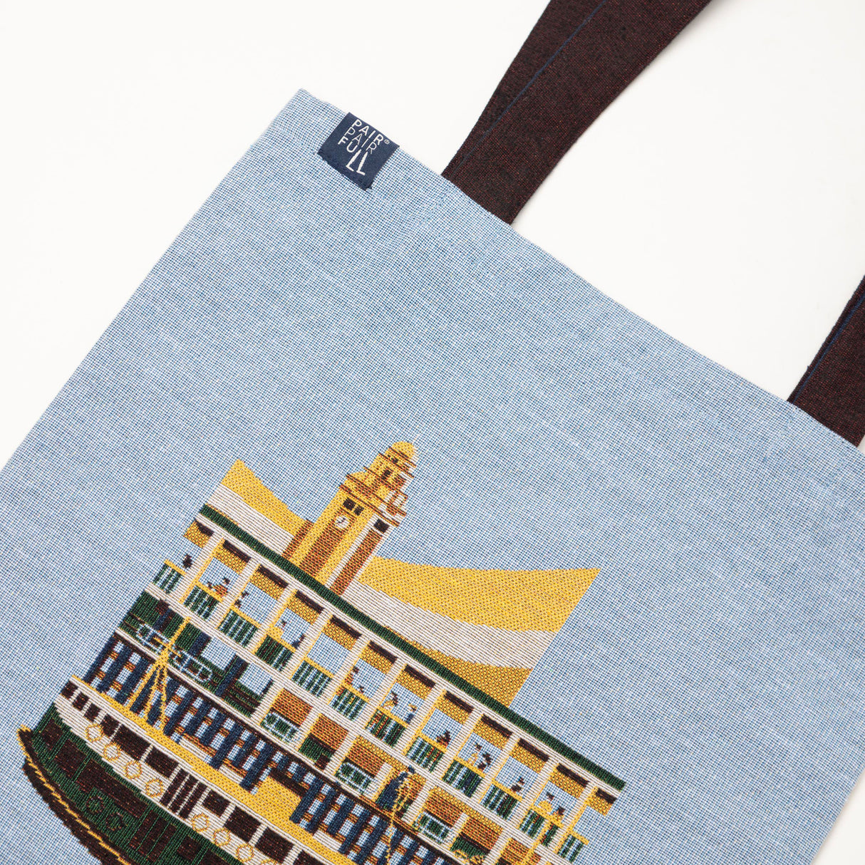 The Lion Rock Spirit Woven Jacquard Tote Bag