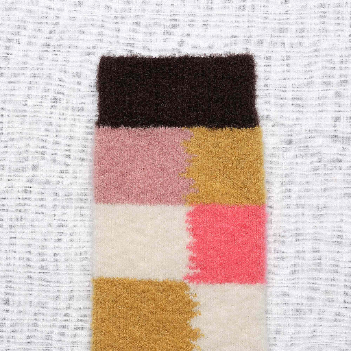 AW25 Wool Laine Bouclette Patchwork Multico (Warm) | BCL4-01