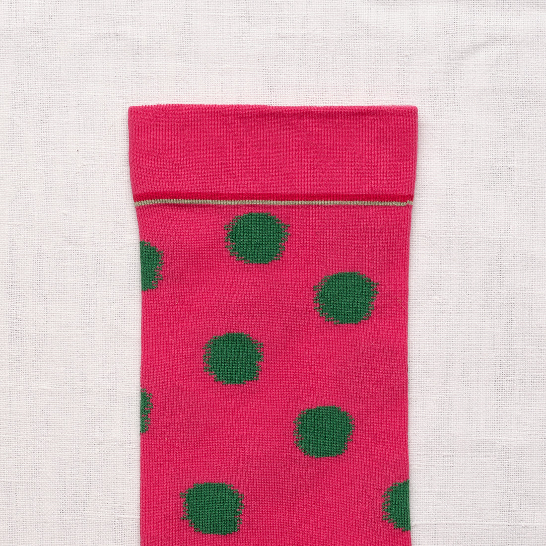 AW26 Conte Indien Pois Framboise Crew | CO4-01