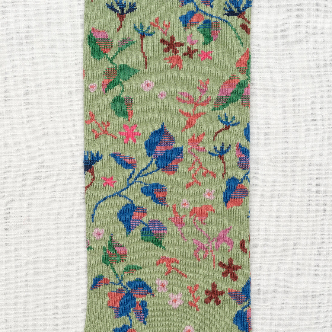 AW26 Conte Indien Liberty Vert-Vieilli Knee High | CO9-03