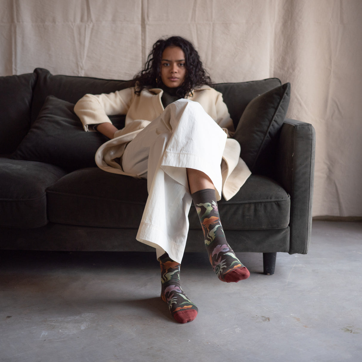 AW26 Dimanche Decoupage Terre-dOmbre Crew | DC7-01