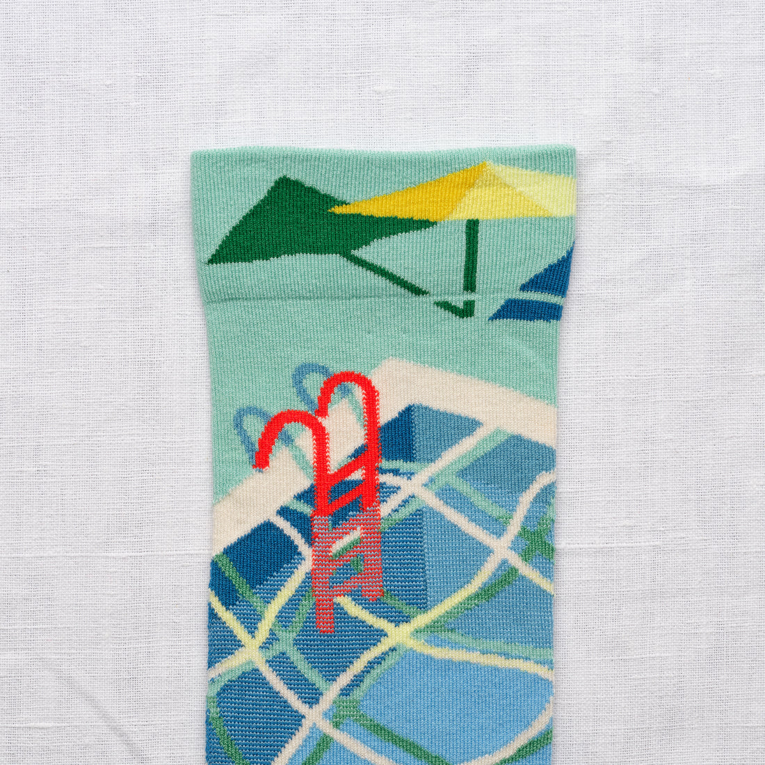 SS26 Faux Semblant Piscine Menthe Crew | FS7-01