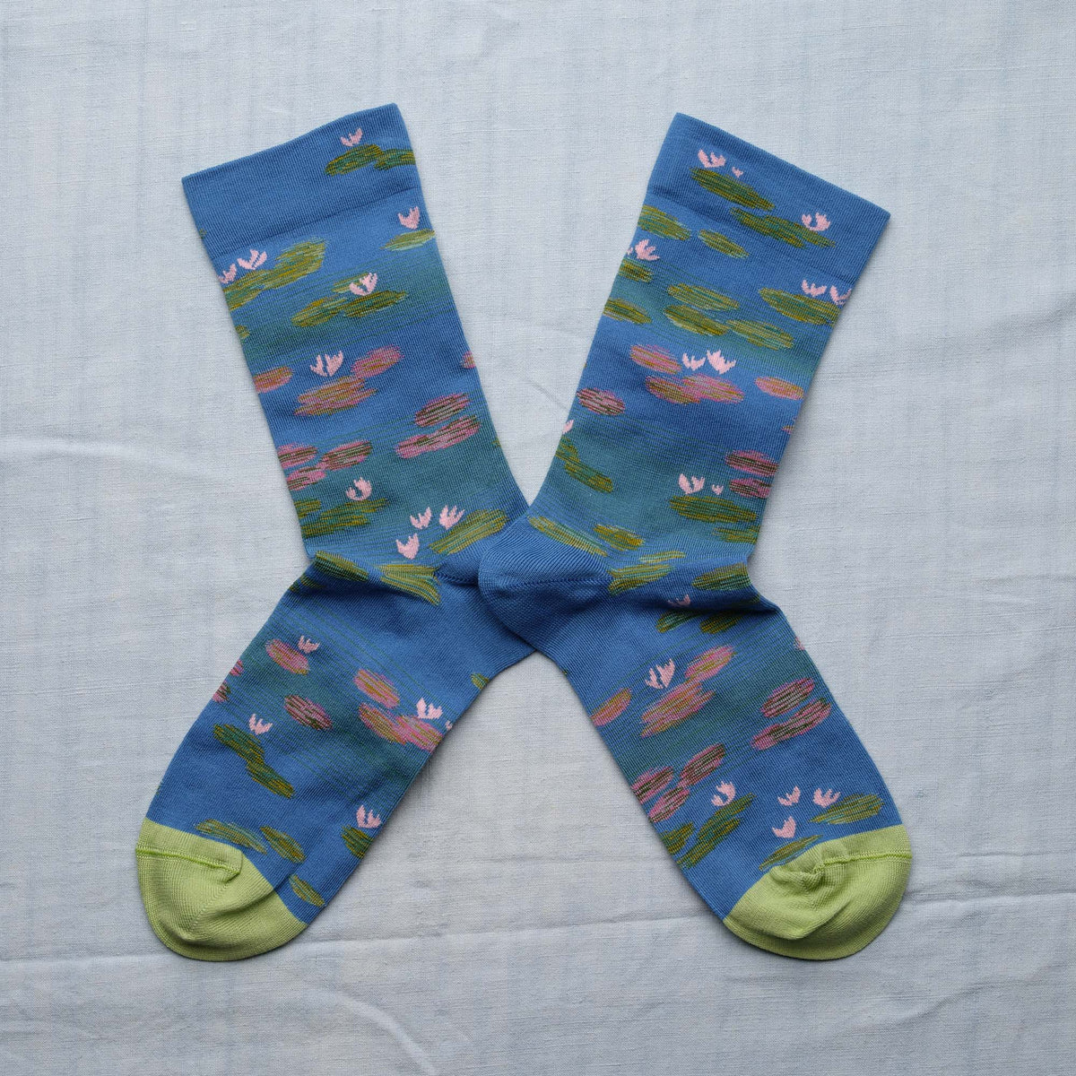 AW26 Monet Chaussette Monet Semis Cobalt Crew | MON2-02