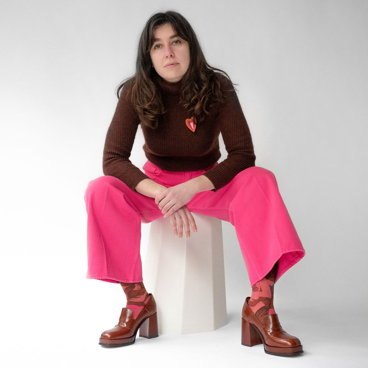 AW23 Venus Chestnut Couple Crew | VE6-01