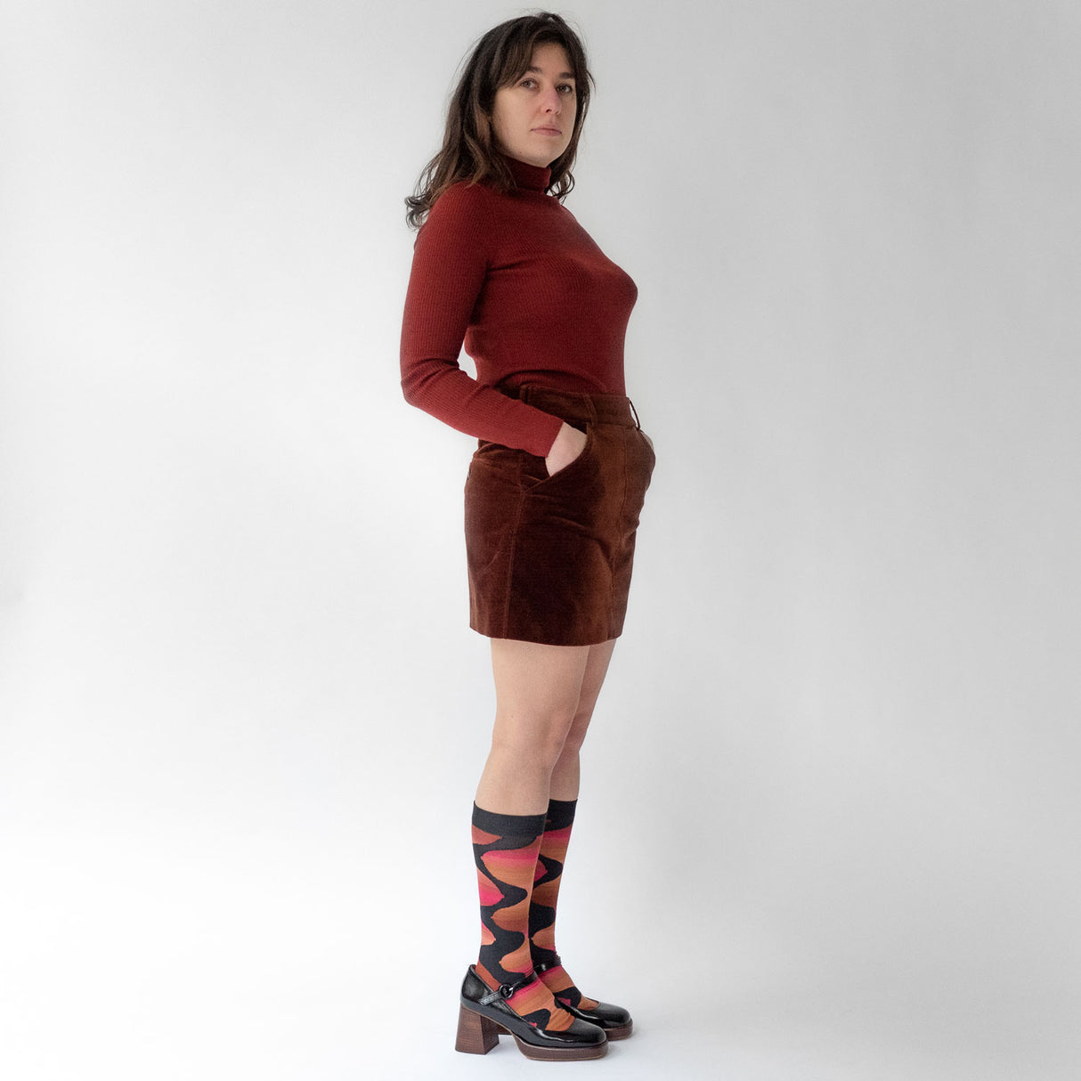 AW23 Venus Multico Shading Off Knee High | VE9-02