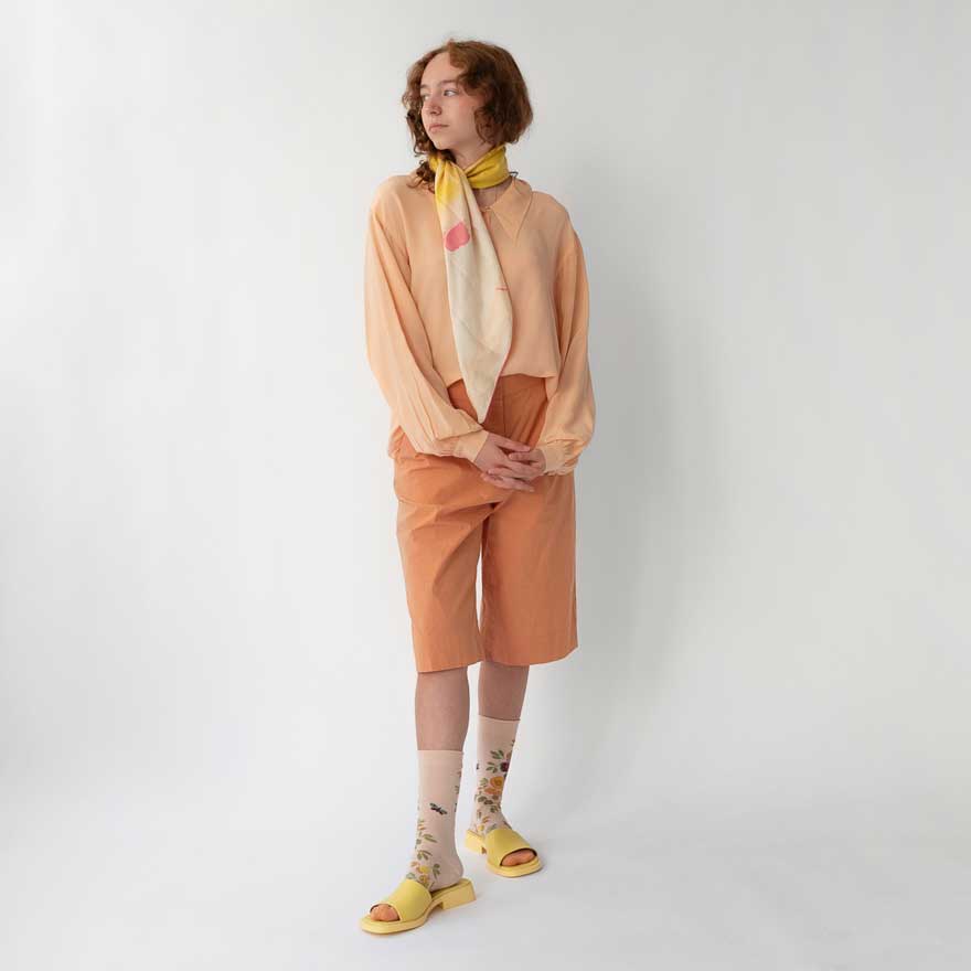 SS24 Le Poete Rose-Bouton Pensee Adult Crew | LP7-01