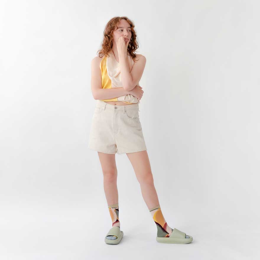 SS24 Le Poete Naturel Abstrait Adult Crew | LP5-01