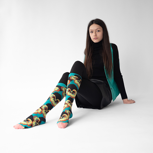 AW24 Fiction Pensees Viridien Knee High | FC9-04