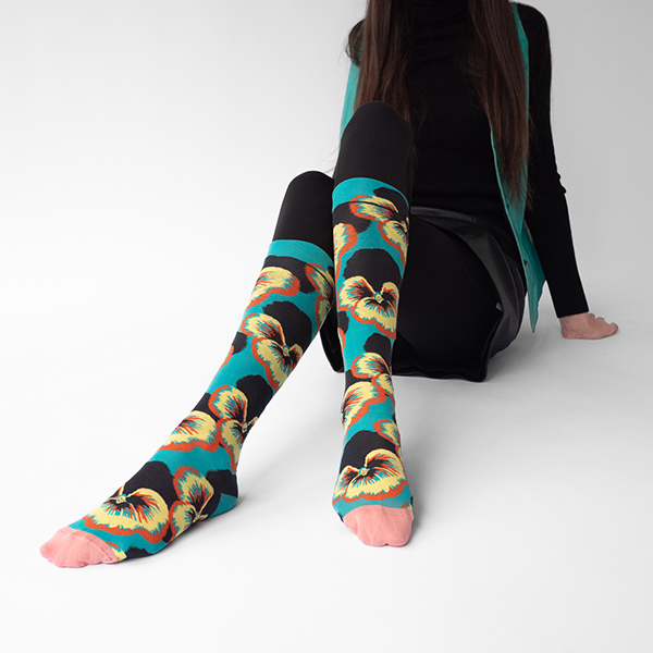 AW24 Fiction Pensees Viridien Knee High | FC9-04
