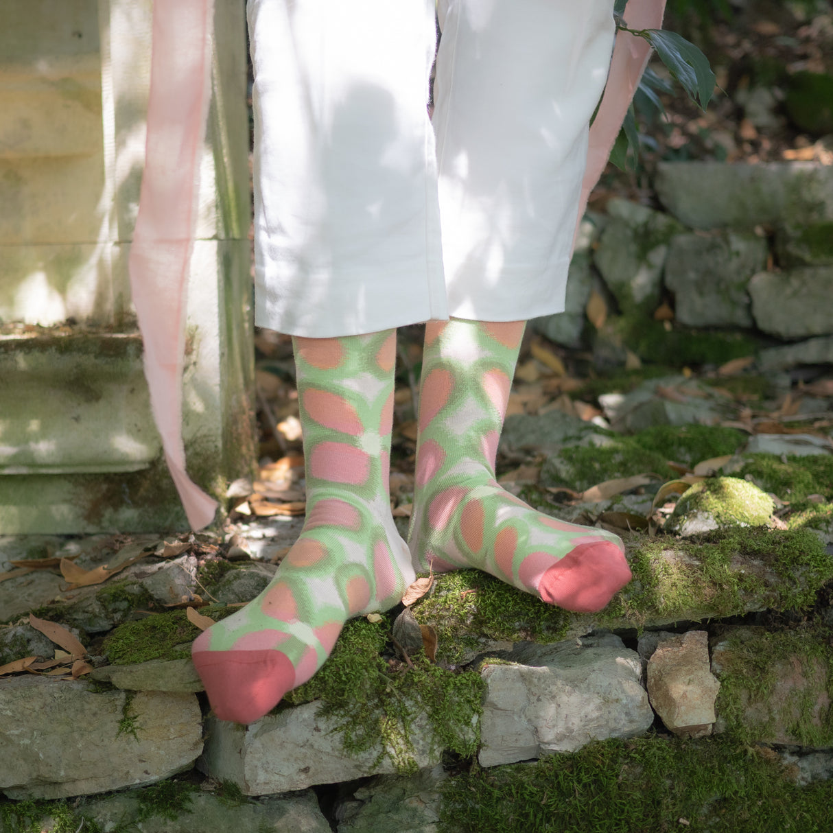 SS26 Petit Trianon Fleurs Rose Bouton Crew | PT3-01