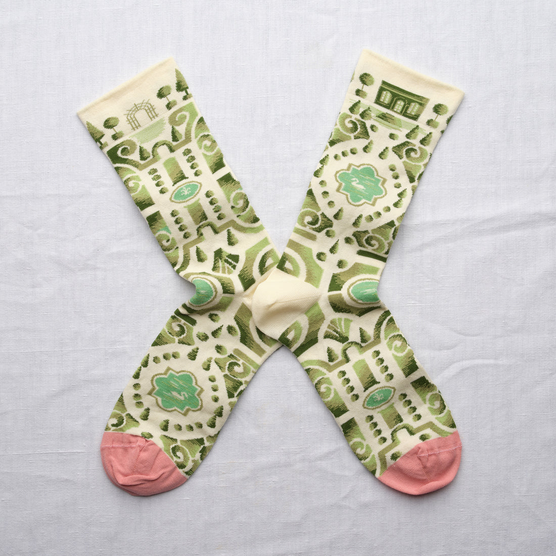 SS26 Petit Trianon Jardins Ecru Crew | PT6-01