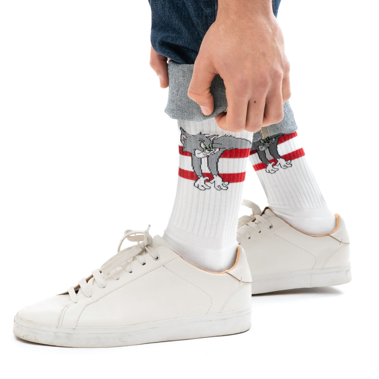 Athletic Tom And Jerry Original White