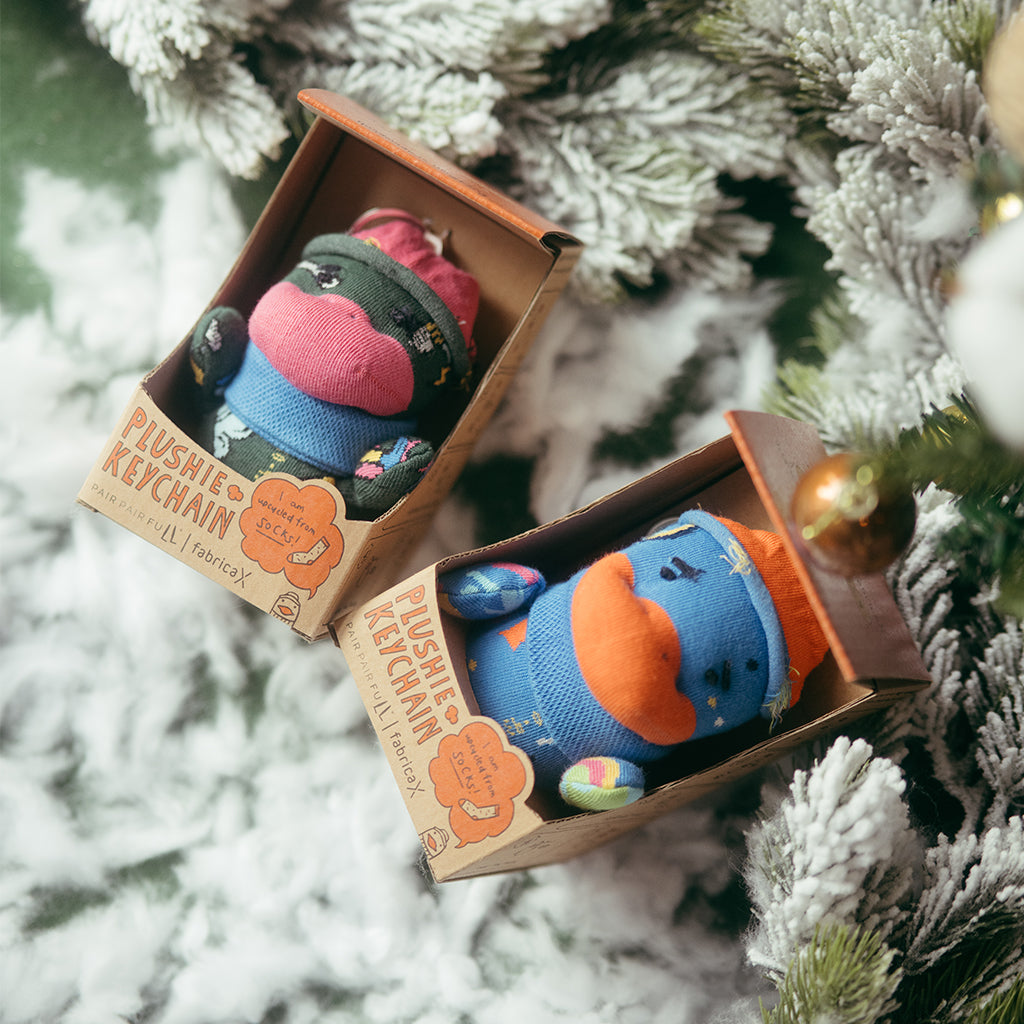 Upcycled Plushie Keychain