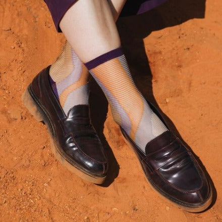 Antelope Canyon Fuchsia Transparent Socks