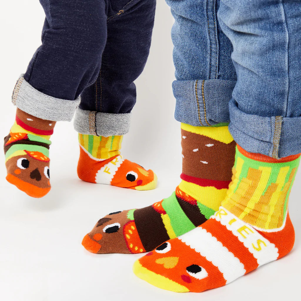 Burger & Fries Mismatch Adult