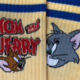 Athletic Tom And Jerry Heads Butter Yellow
