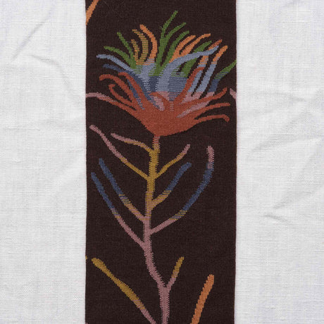 AW25 Le Bois Fleur Marron-Fonce Knee High | BO9-01