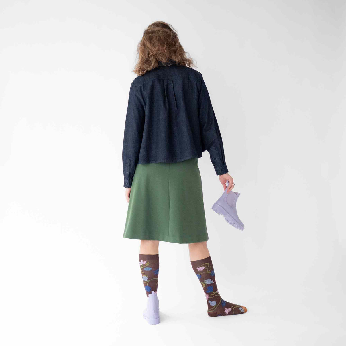 AW25 Le Bois Fleurs Chataigne Knee High | BO9-03