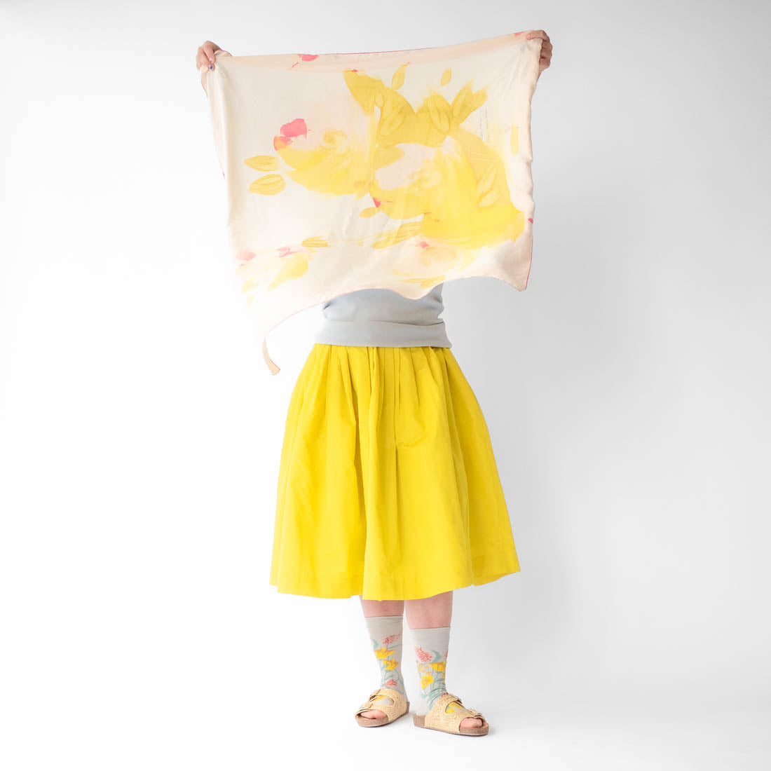 <br>SS25 Contrejour Fleurs Celadon Crew  | CT7-01