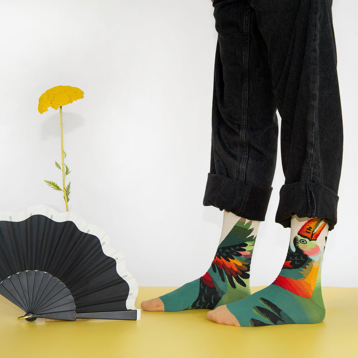 SS26 Eventail Toucan Naturel Crew | EV7-01