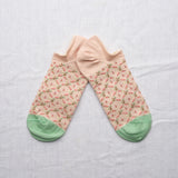 SS26 Petit Trianon Treillis Rose Bouton Ankle | PT11-1