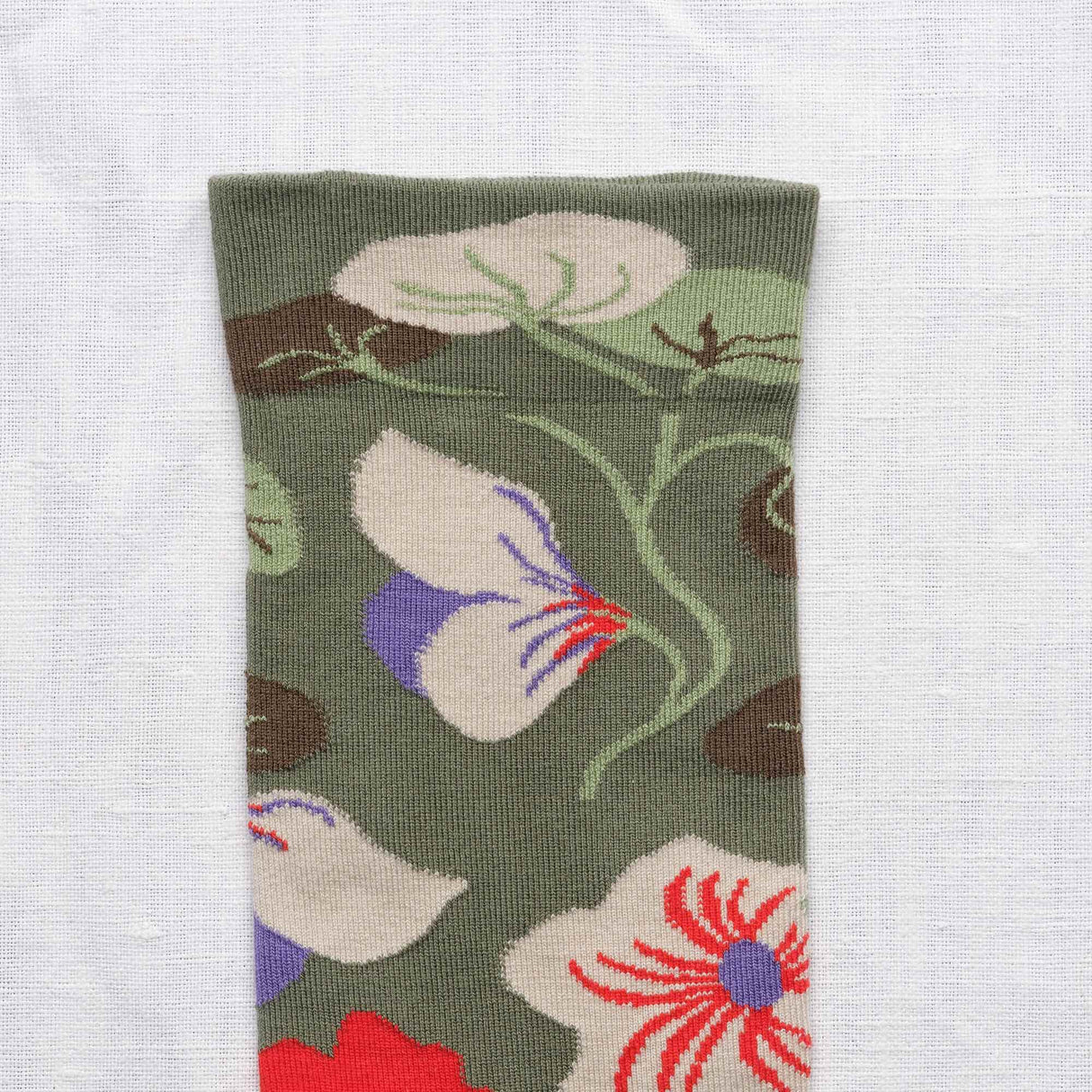 SS25 Tigre Fleurs Cedre Crew | TG8-01