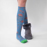 Gros Calin Paradis Birds Knee High | GR9-01