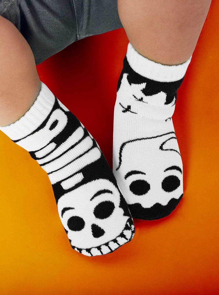 Ghost & Skeleton 不對稱襪