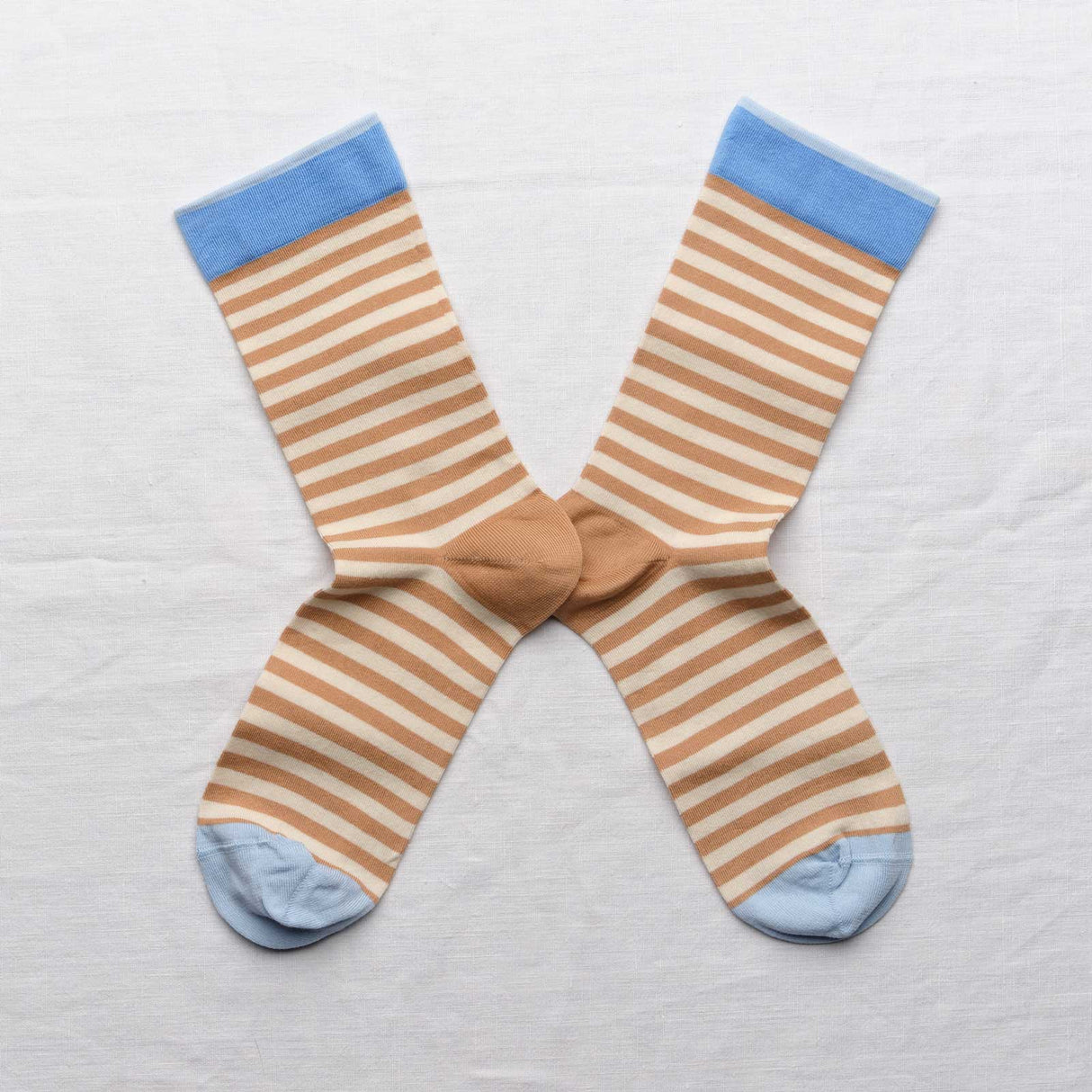 SS24 Praline Stripe Adult Crew | RY1-23