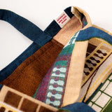 Bamboo Artistry Woven Jacquard Tote Bag