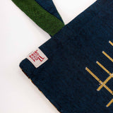 Bamboo Artistry Woven Jacquard Tote Bag