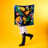 Romer's Tree Frog Mulberry Silk Scarf