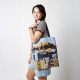 The Lion Rock Spirit Woven Jacquard Tote Bag