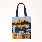 The Lion Rock Spirit Woven Jacquard Tote Bag