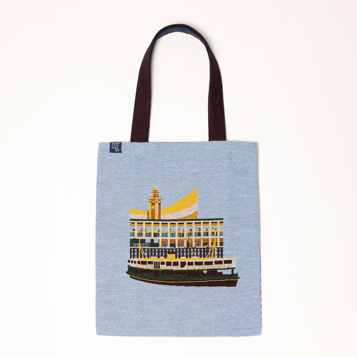 The Lion Rock Spirit Woven Jacquard Tote Bag