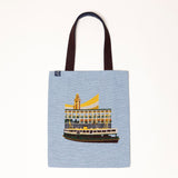 The Lion Rock Spirit Woven Jacquard Tote Bag