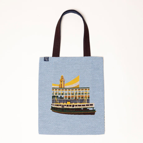 The Lion Rock Spirit Woven Jacquard Tote Bag