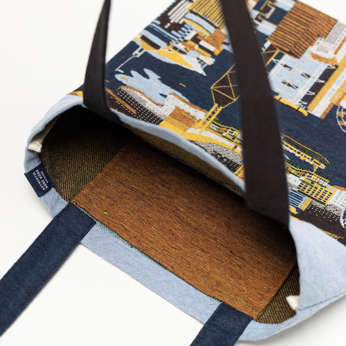 The Lion Rock Spirit Woven Jacquard Tote Bag